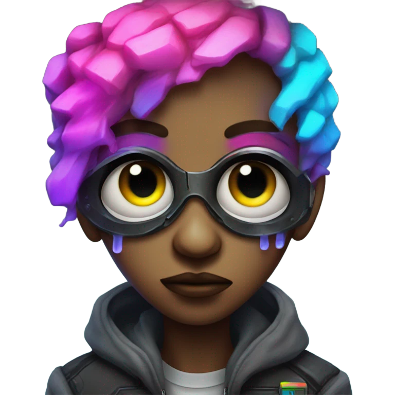 sad cyberpunk emoji emoji
