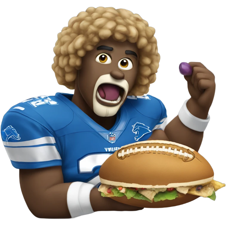 Detroit Lions eating up the Vikings  emoji