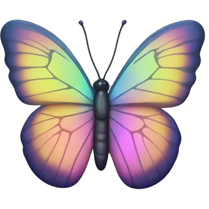 iridescent butterfly  emoji