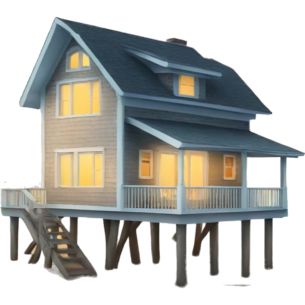 beach house  emoji