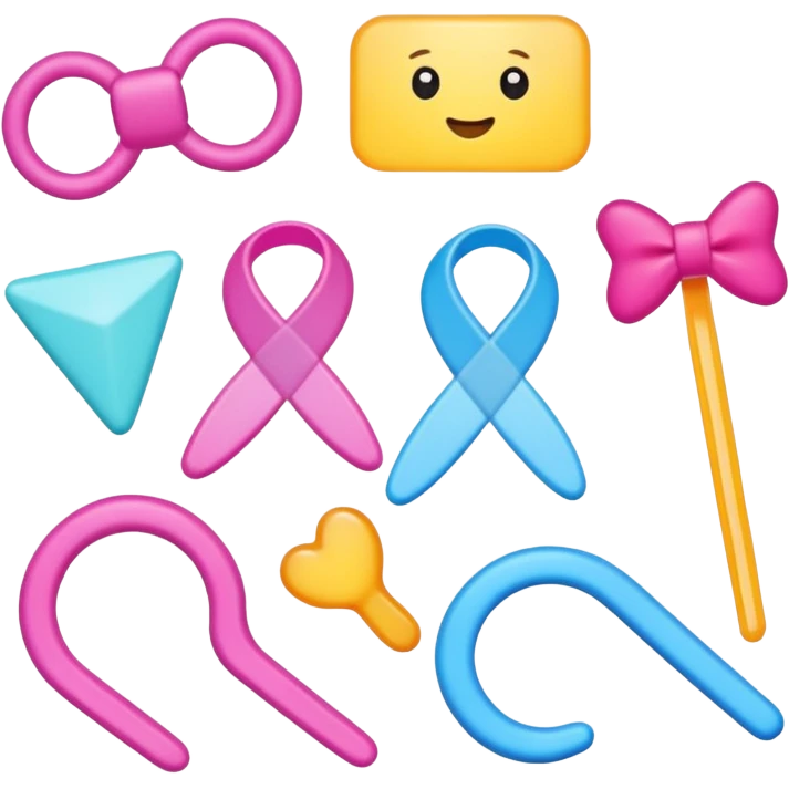 Kids Hair accessories  emoji