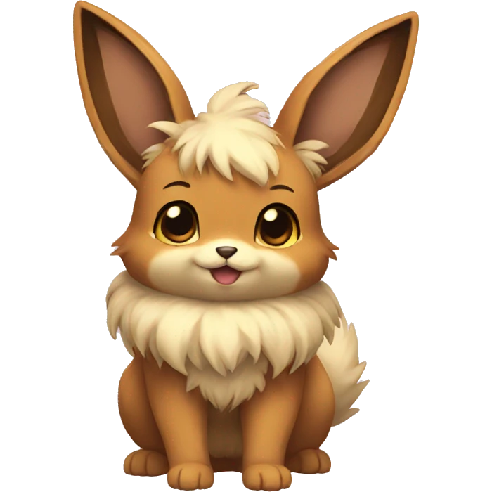 Eevee-Bunny full body emoji