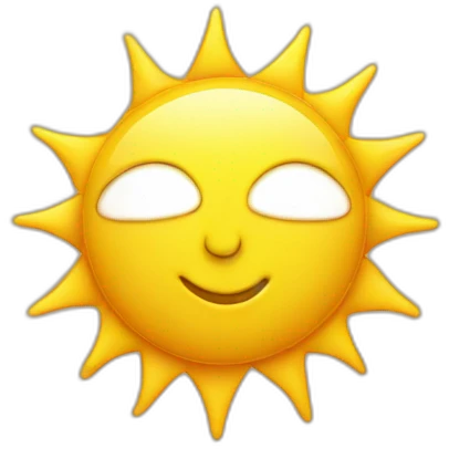 smirk-sun emoji