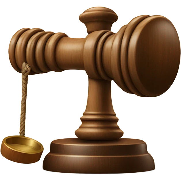 The gavel emoji
