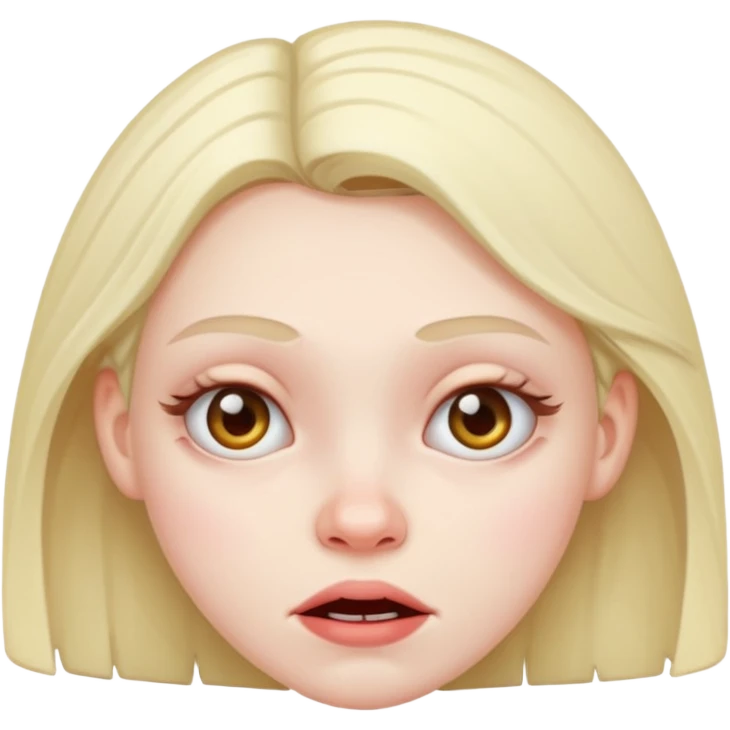 Ugly girl emoji