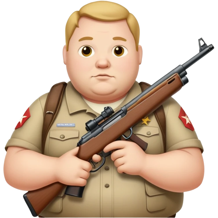 Fat guy with scout rifle cs2 emoji