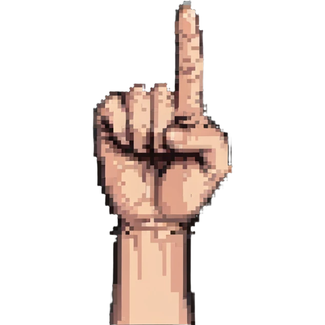 middle finger hand gesture emoji