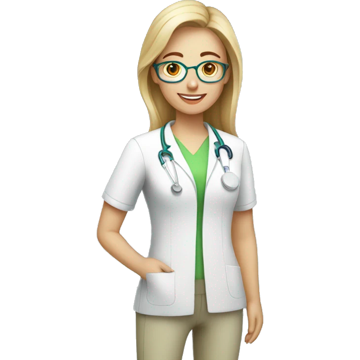  Female physiotherapist assistant  emoji