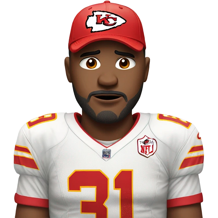 Guy being sick because the Kansas City chiefs won the Super Bowl emoji