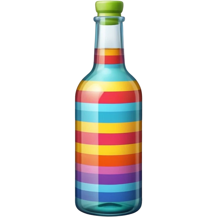 striped bottle emoji