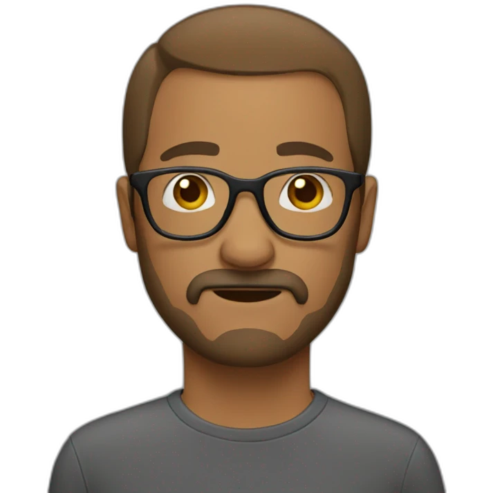 brown-bald-man-with-glasses-beard-mustache emoji
