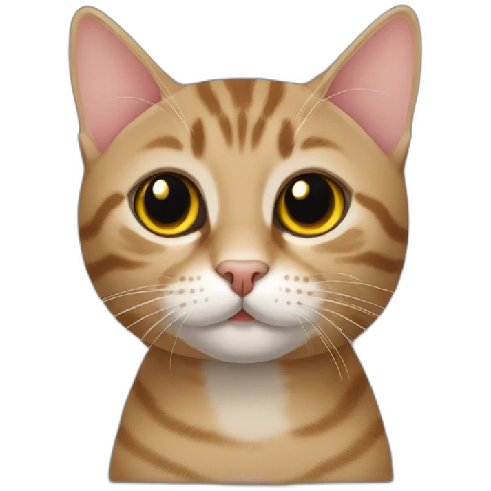 american short hair cat- tabby emoji