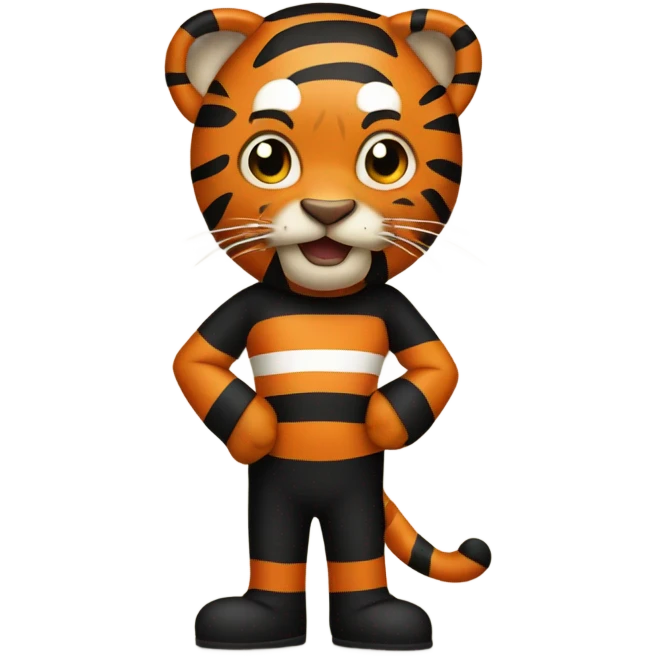 Obama dressed up as a tiger for Halloween emoji