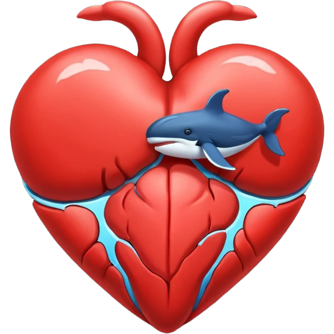 whales heart emoji