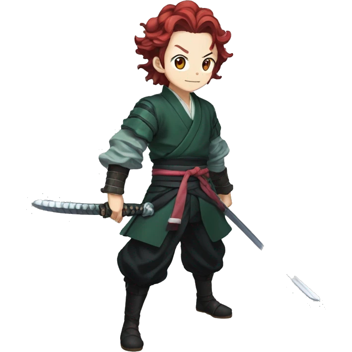 Tanjiro Kamado de demon slayer emoji