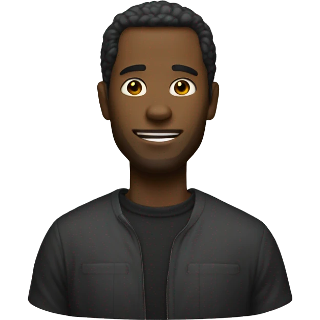 giga chad black emoji