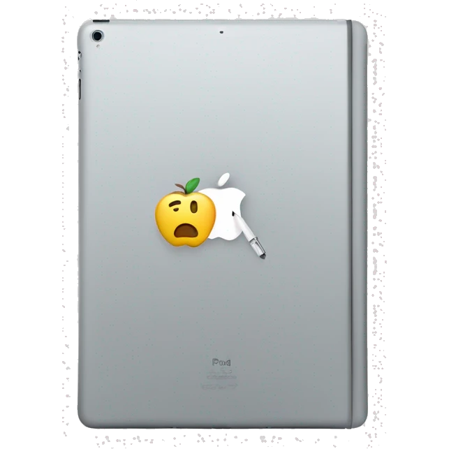 iPad and Apple Pencil  emoji