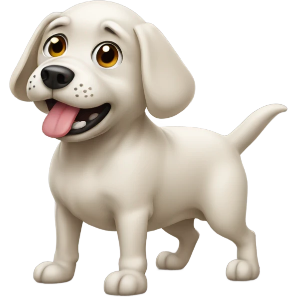 dog farting emoji