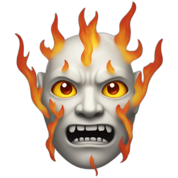 Fire spirit emoji