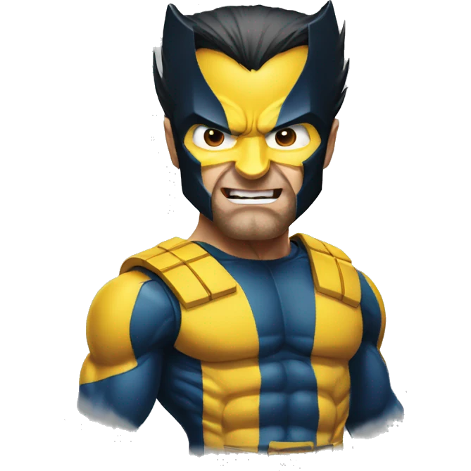 Wolverine from marvel  emoji