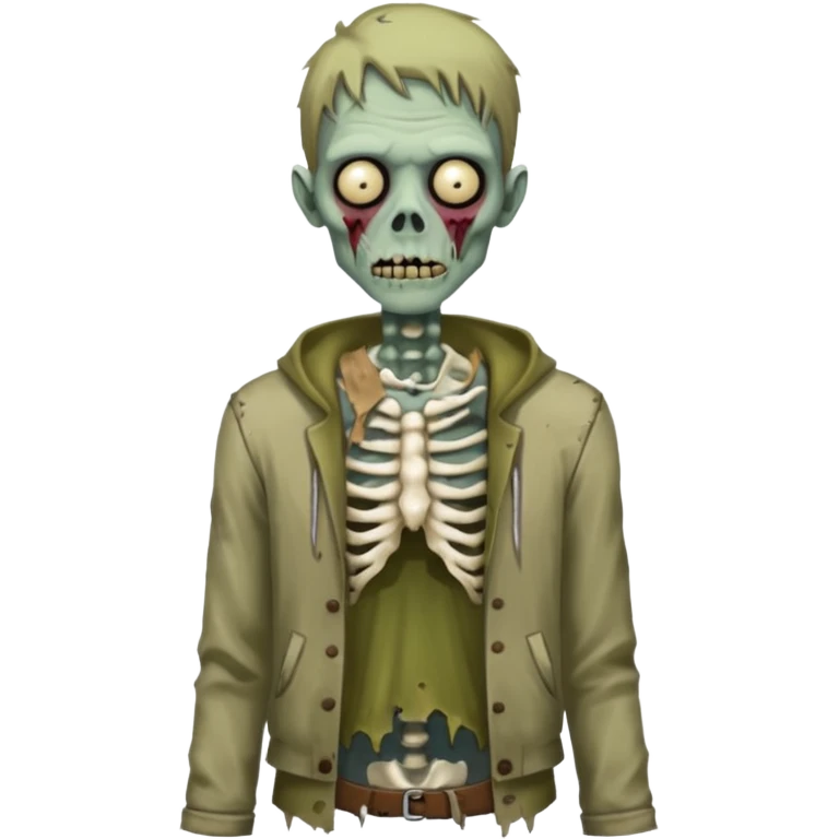 skinny zombie emoji