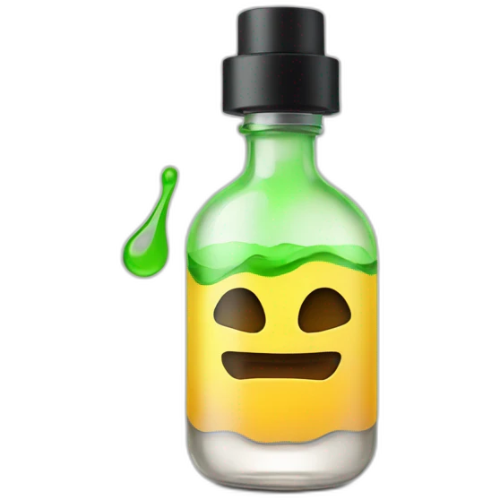 Vape liquid emoji