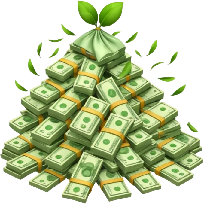 Money running  emoji