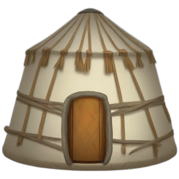Kyrgyz yurt emoji