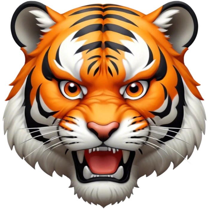 angry Tiger Full Body emoji