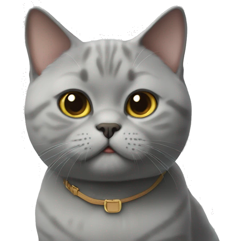 british shorthair cat  emoji