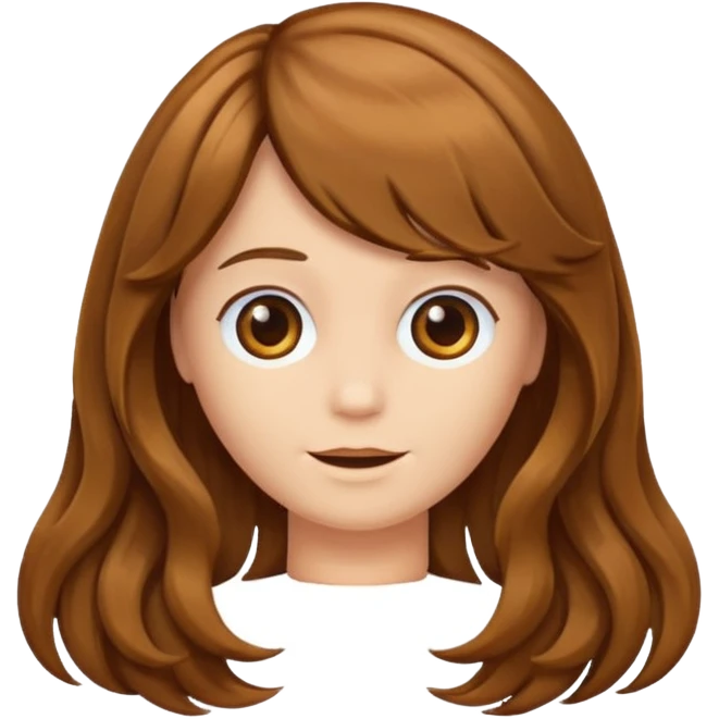 Hair wig emoji