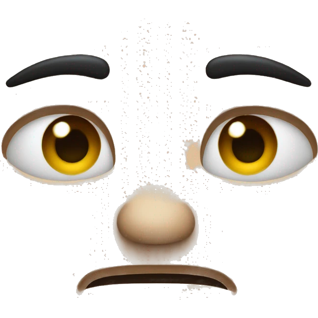 one eye twitching basic emoji straight face  emoji