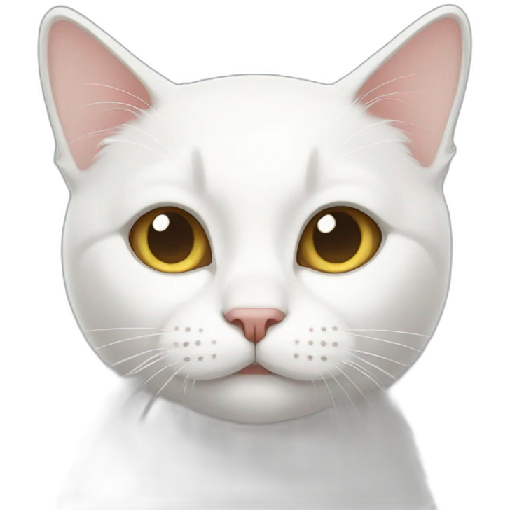 White cat emoji