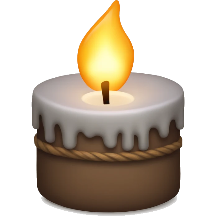 cozy candle emoji