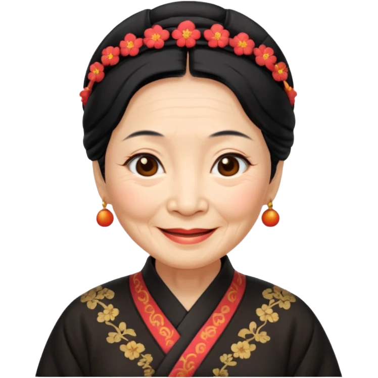 Chinese old woman emoji
