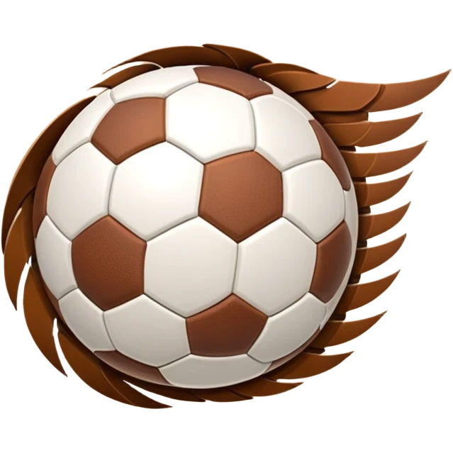 football emoji with motion lines to show movement emoji