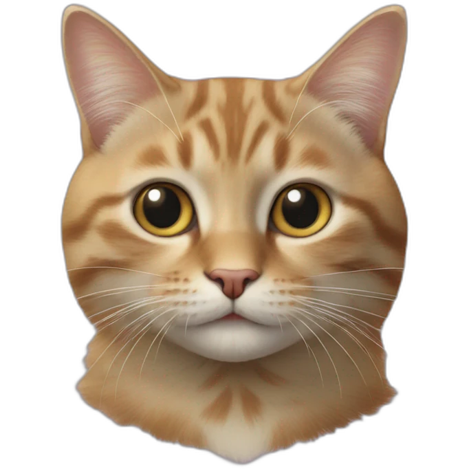 Une chat sur deux pattes emoji