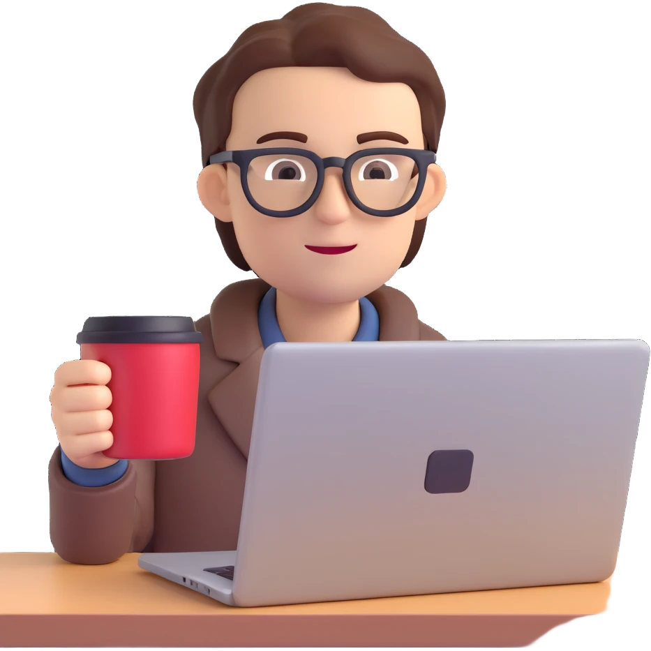 everyday routine of an online english teacher emoji