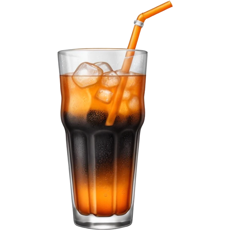 Czech Kofola black and orange  emoji