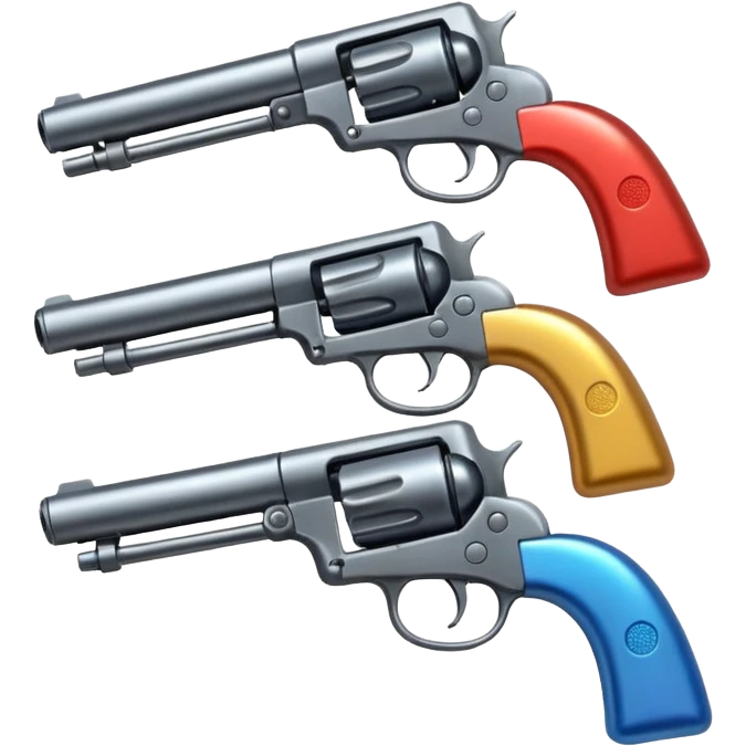 5 guns emoji