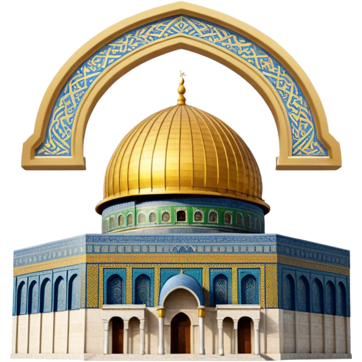Dome of the rock, Palestine emoji