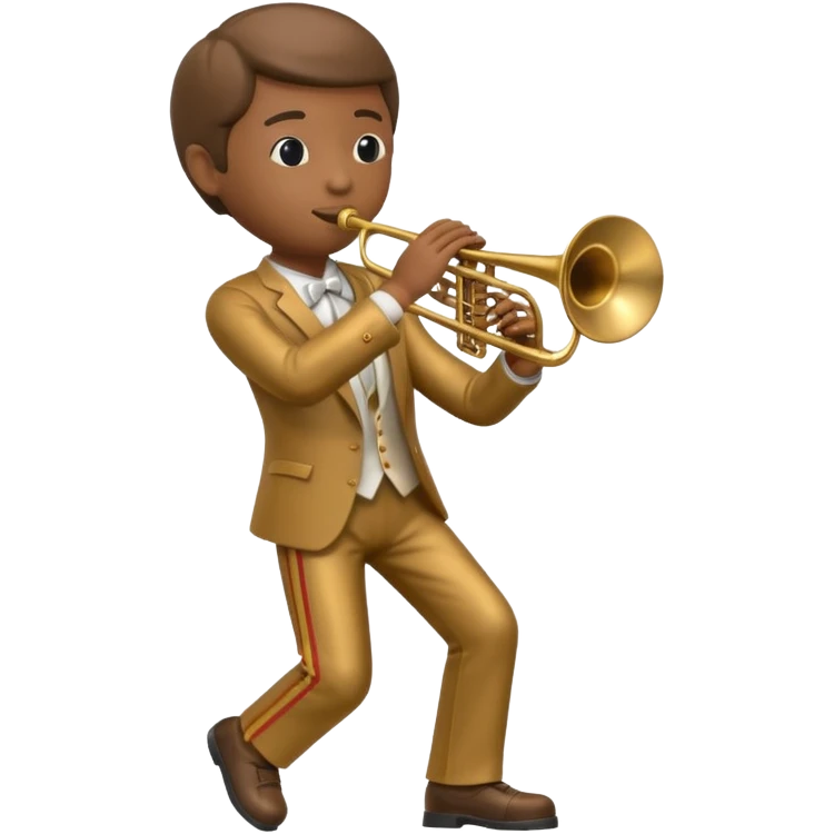 statue playing trombone emoji
