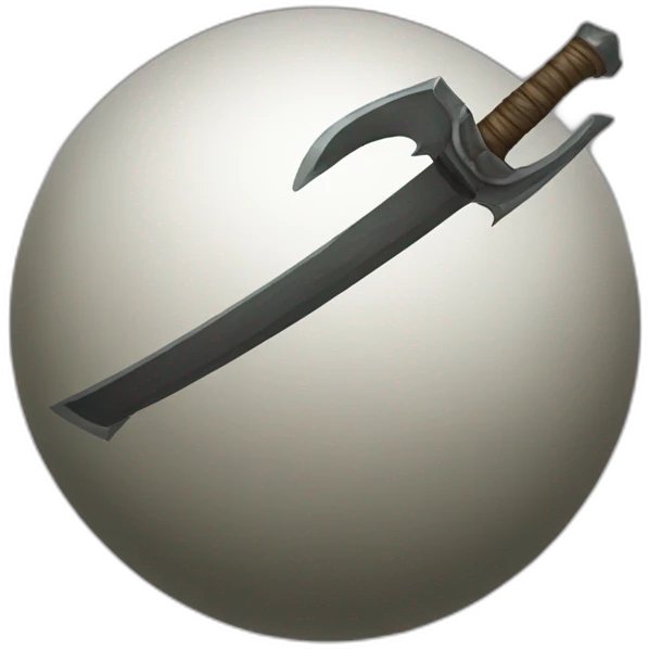 a scythe sphere emoji