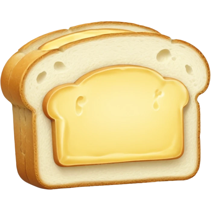 whire bread with butter emoji