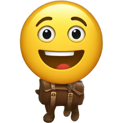 travelling happily  emoji