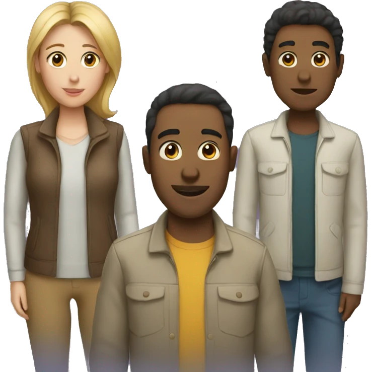 three people emoji