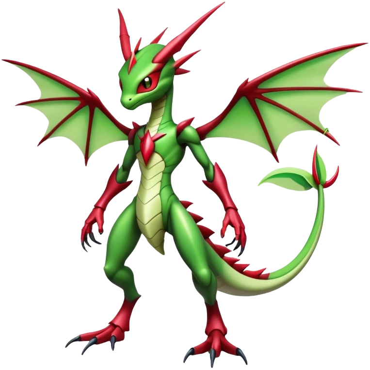  Cool Edgy Shiny Futuristic Ethereal Legendary Scizor-Flygon-Digimon-hybrid full body emoji