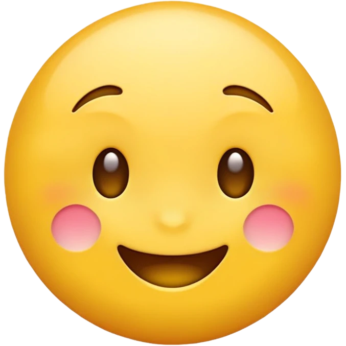 yellow emoji blushing  emoji