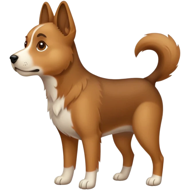 Dog with 3 legs emoji