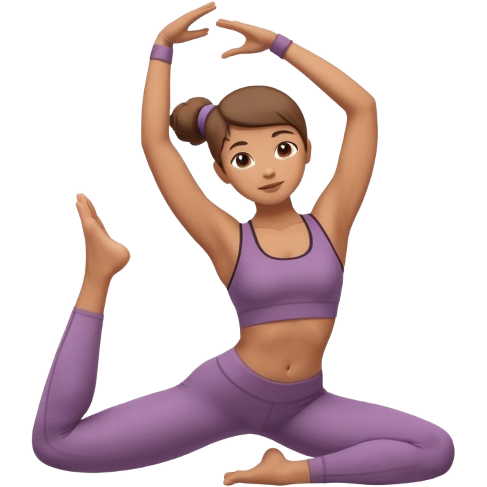 yoga wheel pose emoji